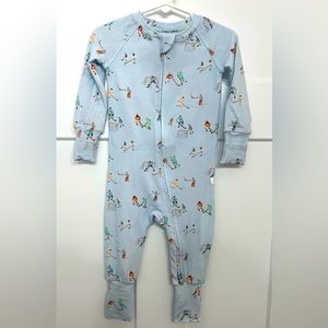 Loulou Lollipop Sleeper - Hockey. Size 12-18 months